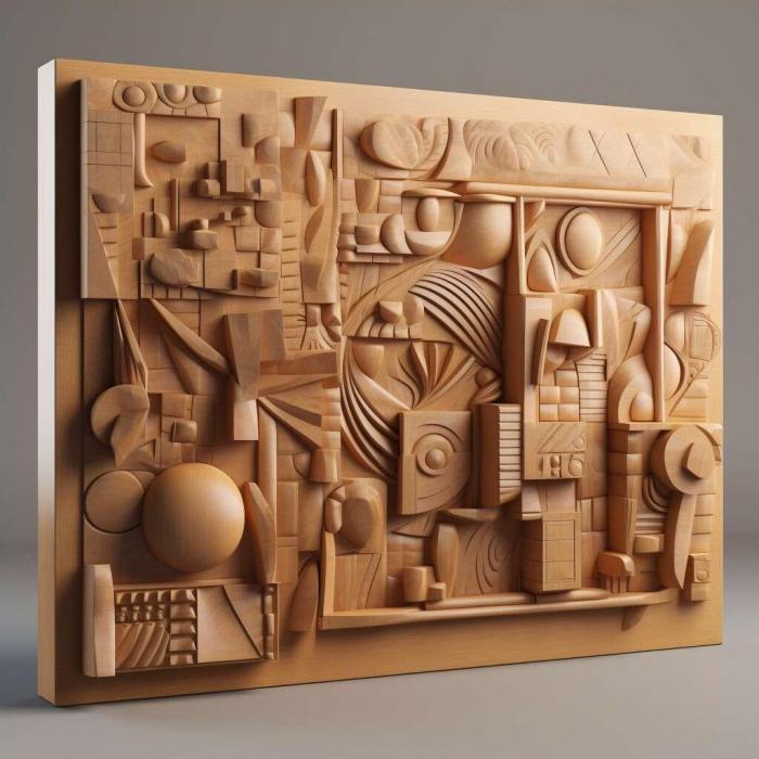 نموذج ثلاثي الأبعاد لآلة CNC 3D Art 